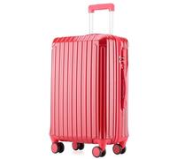SilteD Valigia Bagagli Trolley di Grande capacità Valigia con Password Resistente e Resistente con Ruote Universali a 360° Valigia Grande (Colore : F, Taille Unique : 22in)