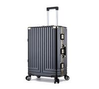 SilteD Valigia Guscio Rigido Bagagli da Trasporto Valigie con Ruote Bagagli da Viaggio Leggeri per PC Valigia Anticaduta Ispessita Valigia Grande (Colore : A, Taille Unique : 26in)