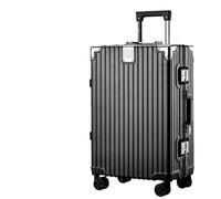 SilteD Valigia Guscio Rigido Bagagli da Viaggio Leggero Ispessito Resistente Valigia in Lega di Alluminio Bagagli da Viaggio Valigia Anticaduta Valigia Grande (Colore : D, Taille Unique : 22in)