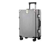 SilteD Valigia Guscio Rigido Bagagli da Viaggio Leggero Ispessito Resistente Valigia in Lega di Alluminio Bagagli da Viaggio Valigia Anticaduta Valigia Grande (Color : C, Taille Unique : 22in)