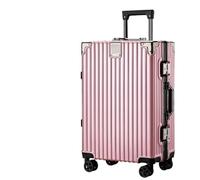 SilteD Valigia Guscio Rigido Bagagli da Viaggio Leggero Ispessito Resistente Valigia in Lega di Alluminio Bagagli da Viaggio Valigia Anticaduta Valigia Grande (Color : E, Taille Unique : 24in)