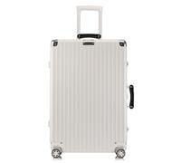 SilteD Valigia Retro Valigia Telaio in Alluminio Trolley Valigia Universale Ruota d'imbarco Valigia Portatile Multifunzionale Valigia Grande (Colore : C, Taille Unique : 20in)