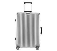 SilteD Valigia Retro Valigia Telaio in Alluminio Trolley Valigia Universale Ruota d'imbarco Valigia Portatile Multifunzionale Valigia Grande (Colore : E, Taille Unique : 29in)