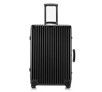 SilteD Valigia retrò valigia telaio in alluminio trolley valigia universale ruota imbarco valigia multifunzionale portatile valigia grande (colore: A, Taille Unico: 61 cm), D, 26''