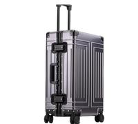 SilteD Valigia Trolley in Lega di Alluminio e Magnesio Valigia Universale in Metallo Valigia Portatile Tutta in Alluminio Valigia Grande Valigia (Color : D, Taille Unique : 22in)