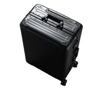 SilteD Valigia Trolley in Lega di Magnesio Interamente in Alluminio Valigia con Ruota Universale Telaio in Alluminio Valigia Portatile Casella Password Valigia Grande (Color : A, Taille Unique : 24in)
