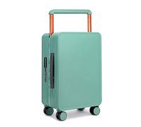 SilteD Valigia Trolley Largo Valigia d'Imbarco Bagagli Piccola Valigia Ruota Universale Password Box Moda Semplice Bagagli di Grande capacità Valigia Grande (Colore : Verde, Taille Unique :