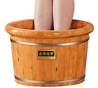 SilteD Vasca per pediluvi in Legno per Piedi Spa, pediluvio, Botte per Lavaggio dei Piedi, Secchio per Massaggio ai Piedi, Botte per pediluvio Domestico, Rilassante per i Piedi, Sollievo