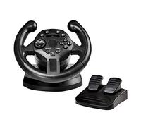 SilteD Volante da corsa per PS3 Volante da gioco PC Joystick con vibrazione Telecomando Ruote motrici per PC