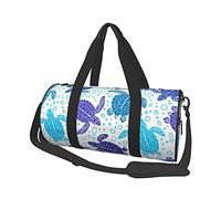 Siluetta delle tartarughe Mondo animale sotto l'acqua Borsoni da viaggio per l'oceano Palestra Bagagli sportivi Borsa da viaggio grande Borsa da viaggio per il fine settimana per uomo e donna