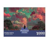 Siluetta Puzzle 1000 Pezzi Gioco di Sfida per Adulti Mistero Puzzle per il Divertimento Familiare Gioco Educativo Regalo per la Decorazione Domestica 38x26cm 1000pcs