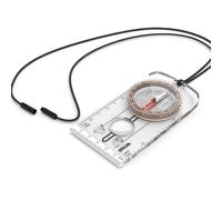 Silva 3NL, Bussola con Cordino Trasparente/Marrone