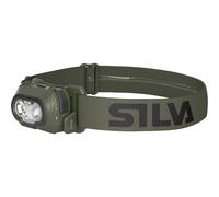 Silva Torcia da testa a batteria ricaricabile USB-C - Discover Hybrid - Lampada frontale da 500 lumen - 3 livelli di luminosità - LED bianchi, rossi e arancioni - Indicatore di batteria - Torcia da