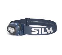 Silva Discover - Torcia da testa a batteria, 500 lumen, funziona con 3 batterie AAA (non incluse), 3 livelli di luminosità, LED bianchi, rossi e arancioni, indicatore di batteria, torcia da testa per