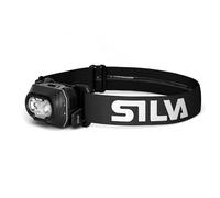 Silva Discover - Torcia da testa a batteria, 500 lumen, funziona con 3 batterie AAA (non incluse), 3 livelli di luminosità, LED bianchi, rossi e arancioni, indicatore di batteria, torcia da testa per