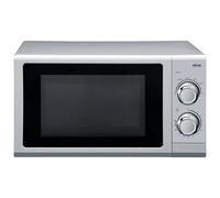 Silva Homeline MW-U 25.4 - Microonde da incasso 700 W, 17 l, 6 livelli di potenza con scongelamento, timer da 30 minuti, segnale acustico, piatto girevole in vetro da 24,5 cm, materiale di montaggio