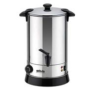 Silva-Homeline PK-HG 060 - Macchina per bevande calde, in acciaio INOX, con rubinetto, per riscaldare, tenere al caldo, per cucinare o come pentola, 6,8 litri, colore: Nero/Argento
