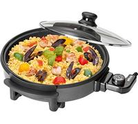 Silva-Homeline PPF 1503 a party padella con coperchio in vetro, 1500 W