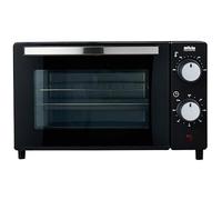 Silva Schneider MB 1000, mini forno, 10 l, nero, 650 Watt, regolazione della temperatura 100 - 230 °C, timer con segnale terminale, elementi riscaldanti al quarzo, porta a doppio vetro, inclusa
