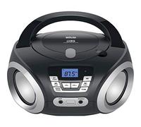 Silva-Schneider PCD 19.1 UKW Radio, lettore CD, AUX, alimentazione a batteria e alimentazione a batteria, colore: Nero