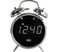 Silva Schneider URW 240 Radiosveglia FM, USB Funzione allarme Nero Cromo