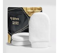 Silva Set di 3 tamponi lavabili, in microfibra, riutilizzabili, per il trucco e gli occhi, delicati sulla pelle ed ecologici