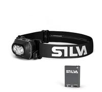Lampada Frontale Silva Discover Hybrid Black - 500 Lumen, Resistente all'Acqua e Polvere, Tecnologia Ibrida per Avventure Outdoo