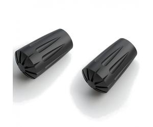 Silva Trekking & Running poles rubber paws, accessori, gomma Onesize Black