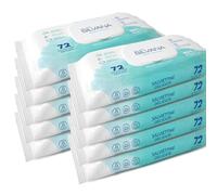 Silvana Salviettine Delicate Formato Quotidiano 72 pezzi x10-99% Acqua per Neonato - Pelli Sensibili - Senza Alcol