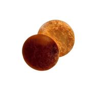 SILVASILNEX Illuminazione eclissi solare eclissi lunare lampada da parete lampada lunare comodino camera da letto sala studio sala espositiva pavimento led(RedCopper,25cm)