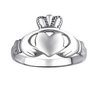 Silvego Anello Claddagh Da Donna In Argento Ztr96391 Circuito 57 mm - Anello