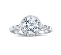 SILVEGO Anello di Fidanzamento Skye in Argento con Swarovski® Zircone (10)