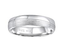 SILVEGO Anello nuziale da uomo o donna in Argento 925 GLAMIS