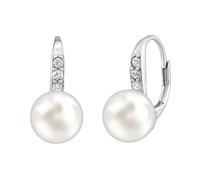 Silvego Orecchini Argento Cristalli Swarovski Bianchi - Orecchini