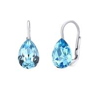 Silvego Orecchini Argento Cristalli Swarovski Blu - Orecchini