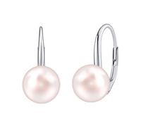 Silvego Orecchini Argento Cristalli Swarovski Rosa Chiaro Perla VSW015ELPS - Orecchini