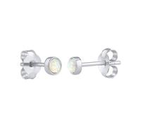 Silvego Orecchini Argento Opale Sintetico Bianco - Orecchini