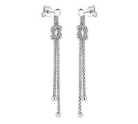 SILVEGO Orecchini da Donna in Argento 925 Catene Lunghe 6 cm, GV06167E