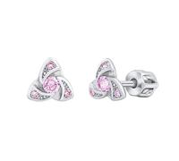 Silvego Orecchini Delicati Argento Zirconi Rosa Brilliance - Orecchini