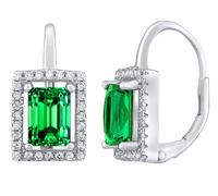 Silvego Orecchini Paloma Argento Zircone Verde - Orecchini