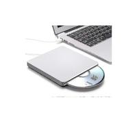 (silver-2) Apple Macbook Pro Air Mac Pc Laptop Usb External Slot In Cd / Dvd Drive Burner - Shun