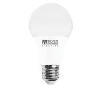Silver 980927 - Lampada LED alluminio standard E27 10W luce bianco caldo
