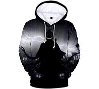 Silver Basic Assassination Classroom Felpa con Cappuccio Stampa Anime Korosensei Hoodie Streetwear Girocollo,2755-2,S