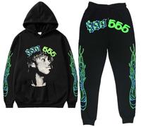 Silver Basic Donna Hip Hop Spider Hoodies Set Spider Web Printing Vintage Gothic Y2k Felpa con Cappuccio Tuta Halloween Casual Hoodie S,HSRX 6-1