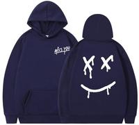Silver Basic Felpa con Cappuccio da Uomo Louis_Tomlinson Uomini/Donne Manica Lunga Hip-Hop Hoodies Pullover Felpe Casual Oversize Unisex