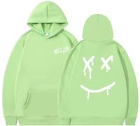 Silver Basic Felpa per Uomo con Motivo Stampa Digitale Lettera Personalizzata Louis_Tomlinson Y2K Oversize Hoodie Uomo Fleece Techwear Hip Hop Felpe L,GLWhite-3