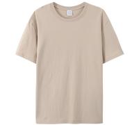Silver Basic Maglietta Maniche Corte da Uomo Girocollo Oversize Basic T-Shirt in 100% Cotone, Stile Casual,Tinta Unita, varietà di Colori, Taglie da XS a 6XL M,Sha-1