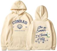 Silver Basic Uomo Donna The Summer 1 Turned Prett y Felpa con Cappuccio Stampata 2D Manica Lunga Moda Casual Streetwear Pullover con Cappuccio M,Khaki-2
