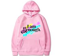 Silver Basic Uomo Felpa con Cappuccio I Am Kenough Merch Tie Dye Cosplay Manica Lunga Pullover da Strada Casual e alla Moda 2023 Popolare XL,Rosa-2