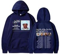 Silver Basic Uomo Felpa con Cappuccio Rapper TTC Singer Printed Tee Casual Hip Hop Pullover Streetwear M,ZQ-1